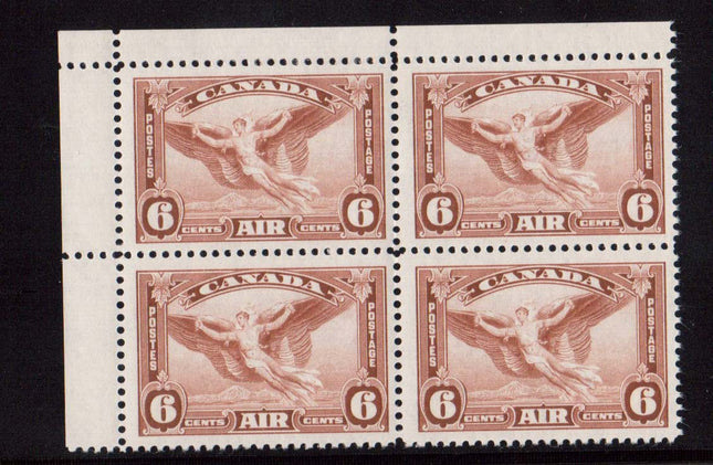 Canada #C5i VF Mint Corner Block **With Certificate**