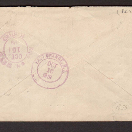 Newfoundland #C2 On Registered Cover  **With Certificate**