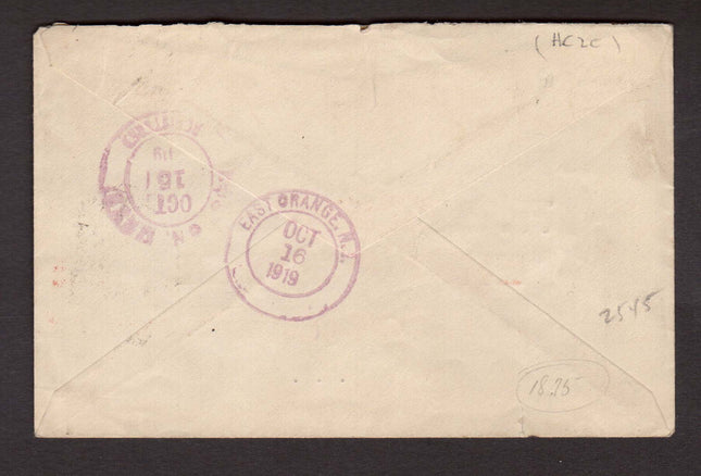 Newfoundland #C2 On Registered Cover  **With Certificate**