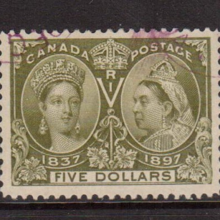 Canada #65 Used Superb Gem  **With Certificate**