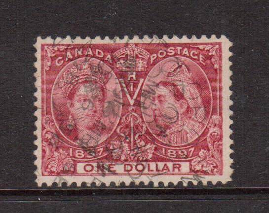 Canada #61 VF Used With Nice CDS Cancel  **With Certificate**