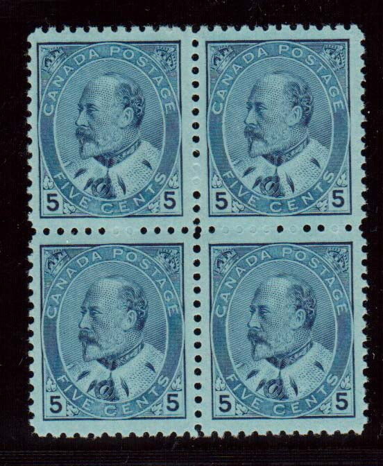 Canada #91 XF/NH Gem Block  **With Certificate**