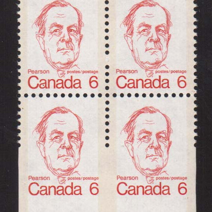 Canada #591vi XF/NH Imperforate Block