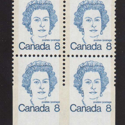 Canada #593xiii XF/NH Imperforate Block