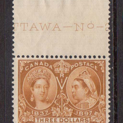 Canada #63 VF/NH Imprint single  **With Certificate**