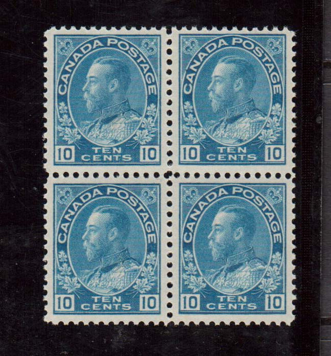 Canada #117 NH Mint Block  **With Certificate**