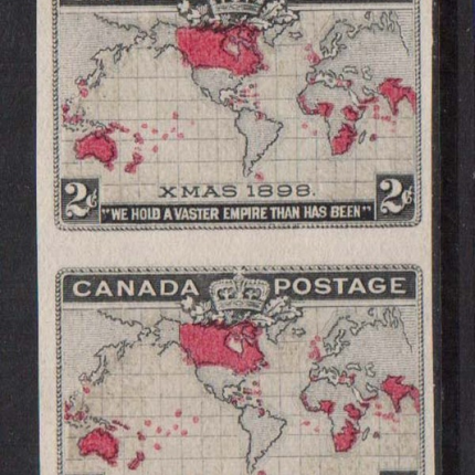 Canada #85a VF Mint Imperforate Pair  **With Certificate**