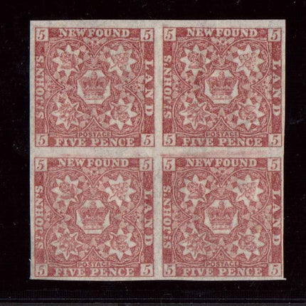 Newfoundland #19a VF/NH Block  **With Certificate**