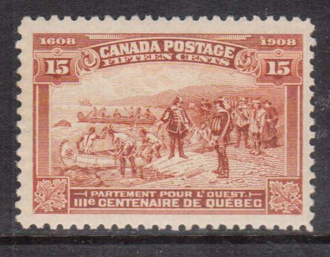 Canada #102 VF/NH  **With Certificate**