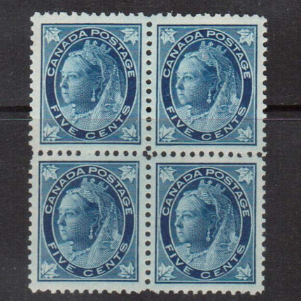 Canada #70 XF/NH Gem Block **With Certificate**