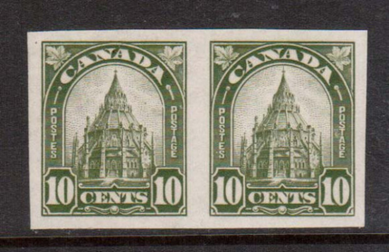 Canada #173a XF/NH Imperf Pair **With Certificate**
