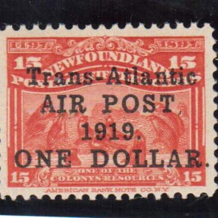 Newfoundland #C2ii XF/NH Small Comma Variety  **With Cert.**