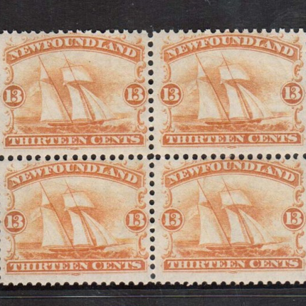 Newfoundland #30 VF/NH Block Of Four  **With Certificate**