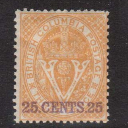 British Columbia #11 Mint  **With Certificate**