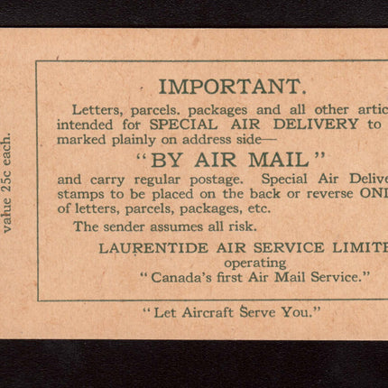 Canada #CL2a XF/NH Complete Booklet