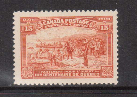 Canada #102 NH Mint Jumbo  **With Certificate**