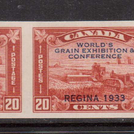 Canada #203a XF/NH Imperf Pair