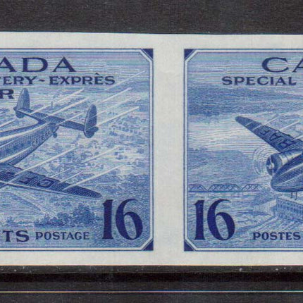 Canada #CE1a XF/NH Imperforate Pair **With Certificate**