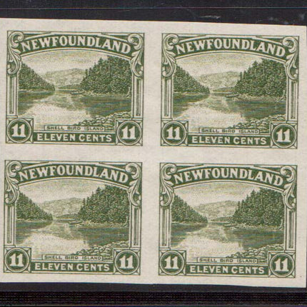 Newfoundland #140a XF/NH Imperforate Block  **With Certificate**