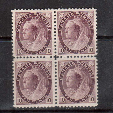 Canada #83 XF/NH Block **With Certificate**