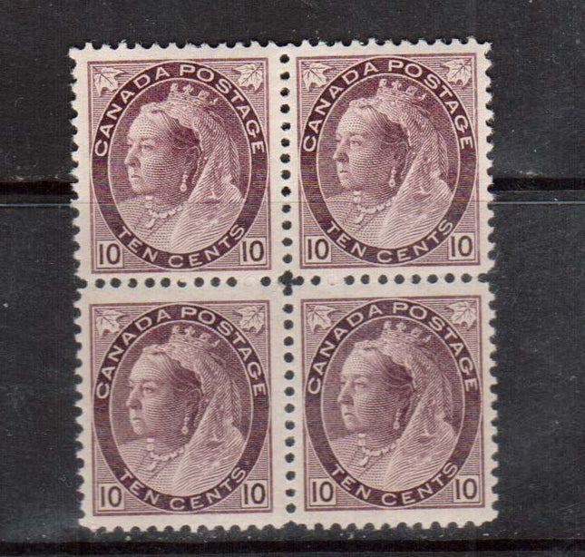Canada #83 XF/NH Block **With Certificate**