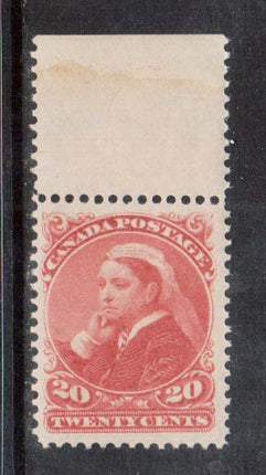 Canada #46 VF/NH Top Margin Copy **With Certificate**