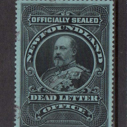 Newfoundland #OX1 XF Used **With Certificate**