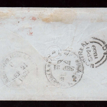 Canada #16 Used On Cover To Vermont USA **With Certificate**