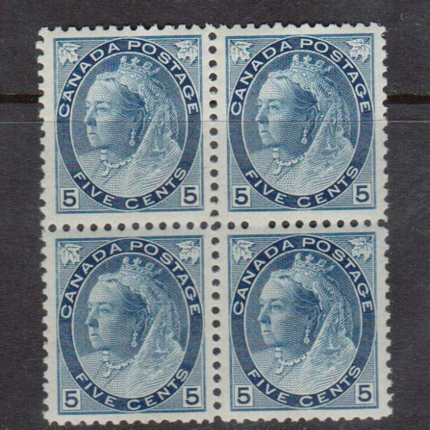 Canada #79b XF/NH Block **With Certificate**