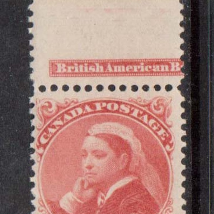 Canada #46 VF/NH With BABN Imprint **With Cert.**