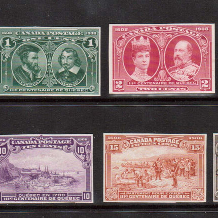 Canada #96DP - #103DP VF Unique Die Proof Set On India Paper  **With Cert.**