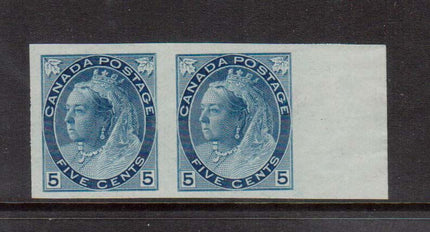 Canada #79a XF Mint Imperf Pair **With Certificate**