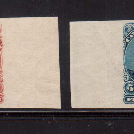 Canada #46a & #47a XF Mint Imperf Pair Set