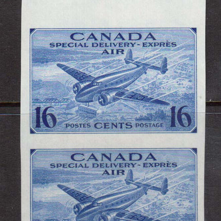 Canada #CE1a XF/NH Imperf Pair **With Certificate**