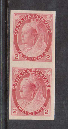 Canada #77iv XF Mint Imperf Pair **With Certificate**
