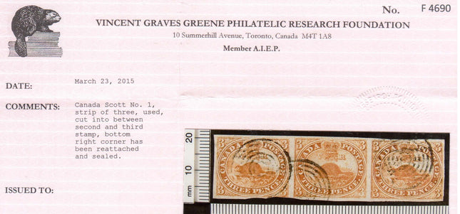 Canada #35d VF Mint Rare Block **With Certificate**