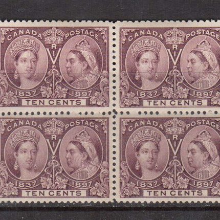Canada #57 XF+/NH Block **With Certificate**