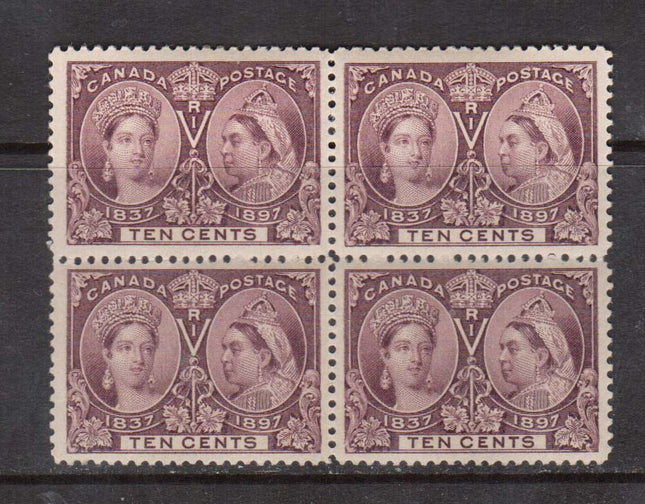Canada #57 XF+/NH Block **With Certificate**