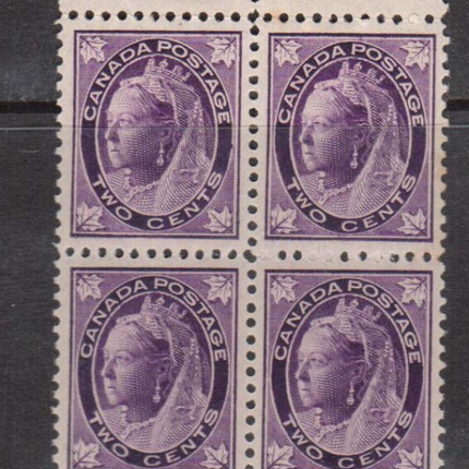 Canada #68 XF/NH Block **With Certificate**