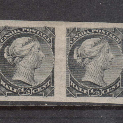 Canada #21a,vii Mint Pair **With Certificate**