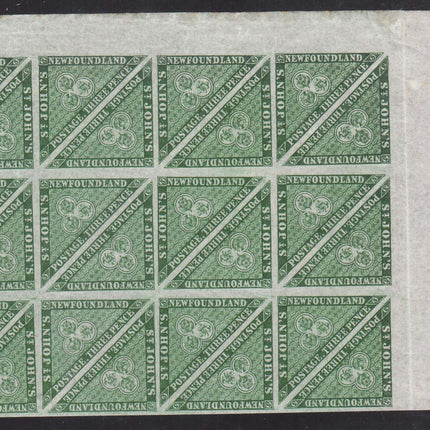Newfoundland #11a XF/NH Sheet Of 24