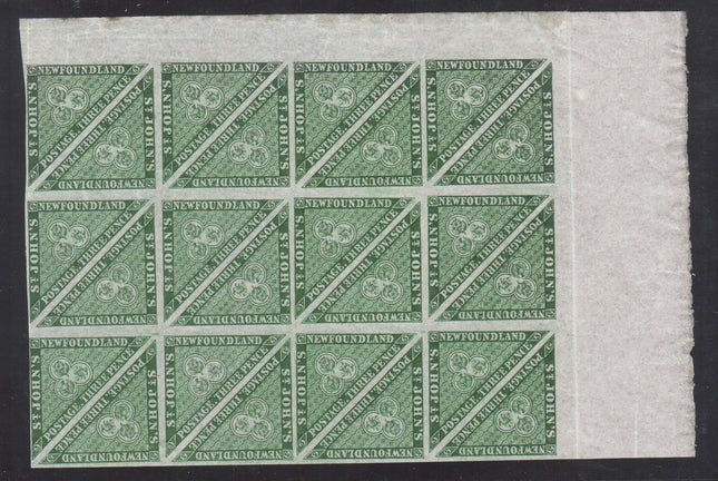 Newfoundland #11a XF/NH Sheet Of 24
