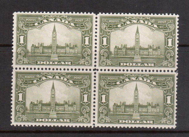 Canada #159 VF/NH Block **With Certificate**