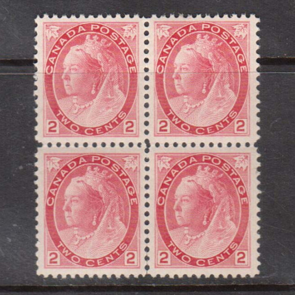 Canada #77 XF/NH Block **With Certificate**