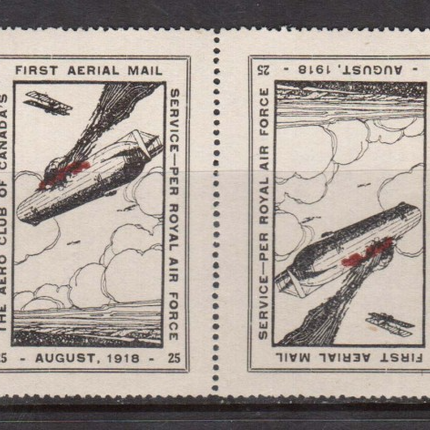 Canada #CLP2d XF/NH Tete Beche Pair With Wide Gutter **With Cert.**