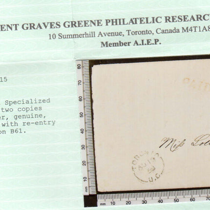 Canada #4xii #4 XF Used Pair On Cover **With Certificate**