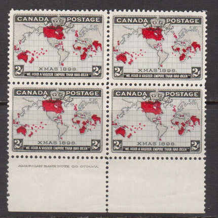 Canada #85i XF/NH Plate Block **With Certificate**