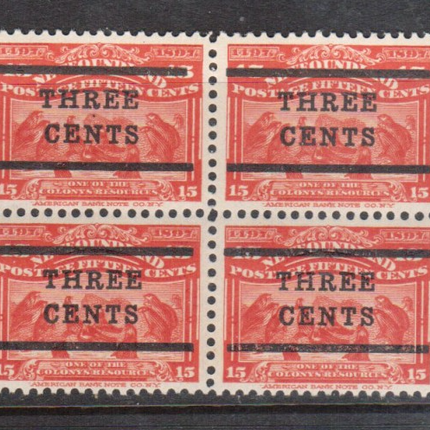 Newfoundland #128 XF Mint Block **With Certificate**