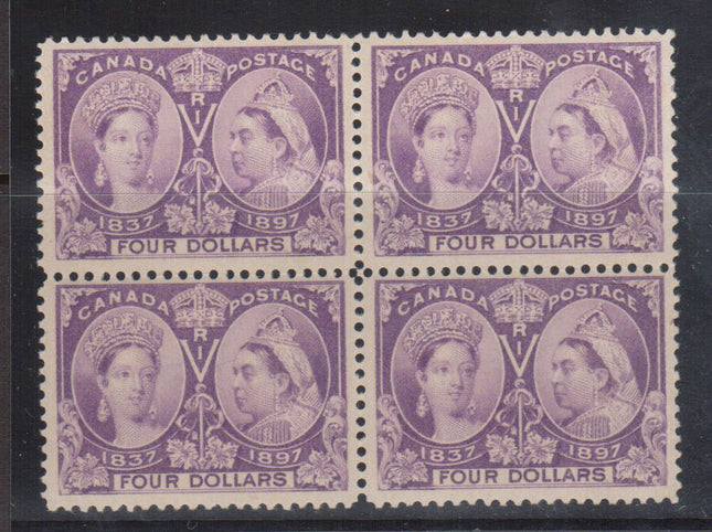 Canada #64 VF Mint Block **With Certificate**