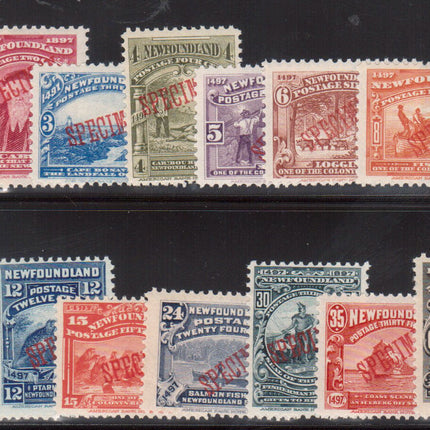 Newfoundland #61SP - #74SP VF/NH Set Of 14